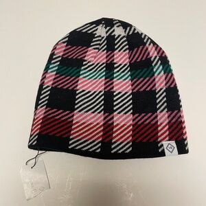 Vera Bradley Ribbons Plaid Reversible Beanie